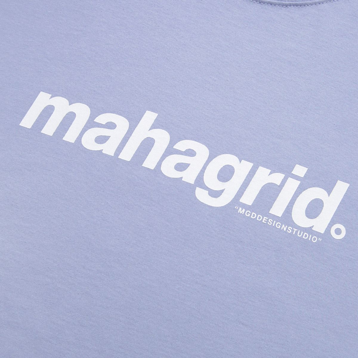 마하그리드(MAHAGRID) BASIC LOGO TEE PURPLE(MG2CMMT502A)