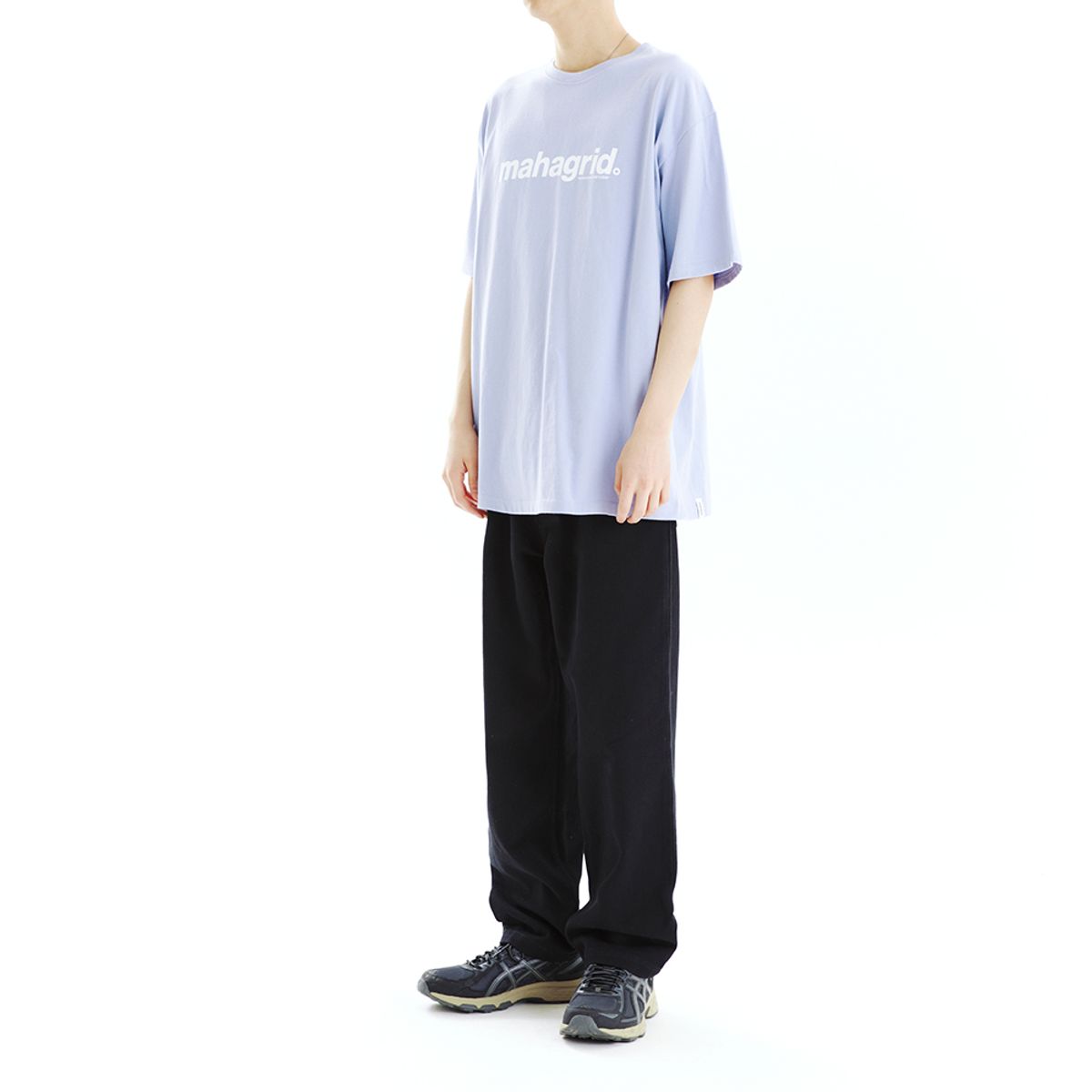 마하그리드(MAHAGRID) BASIC LOGO TEE PURPLE(MG2CMMT502A)