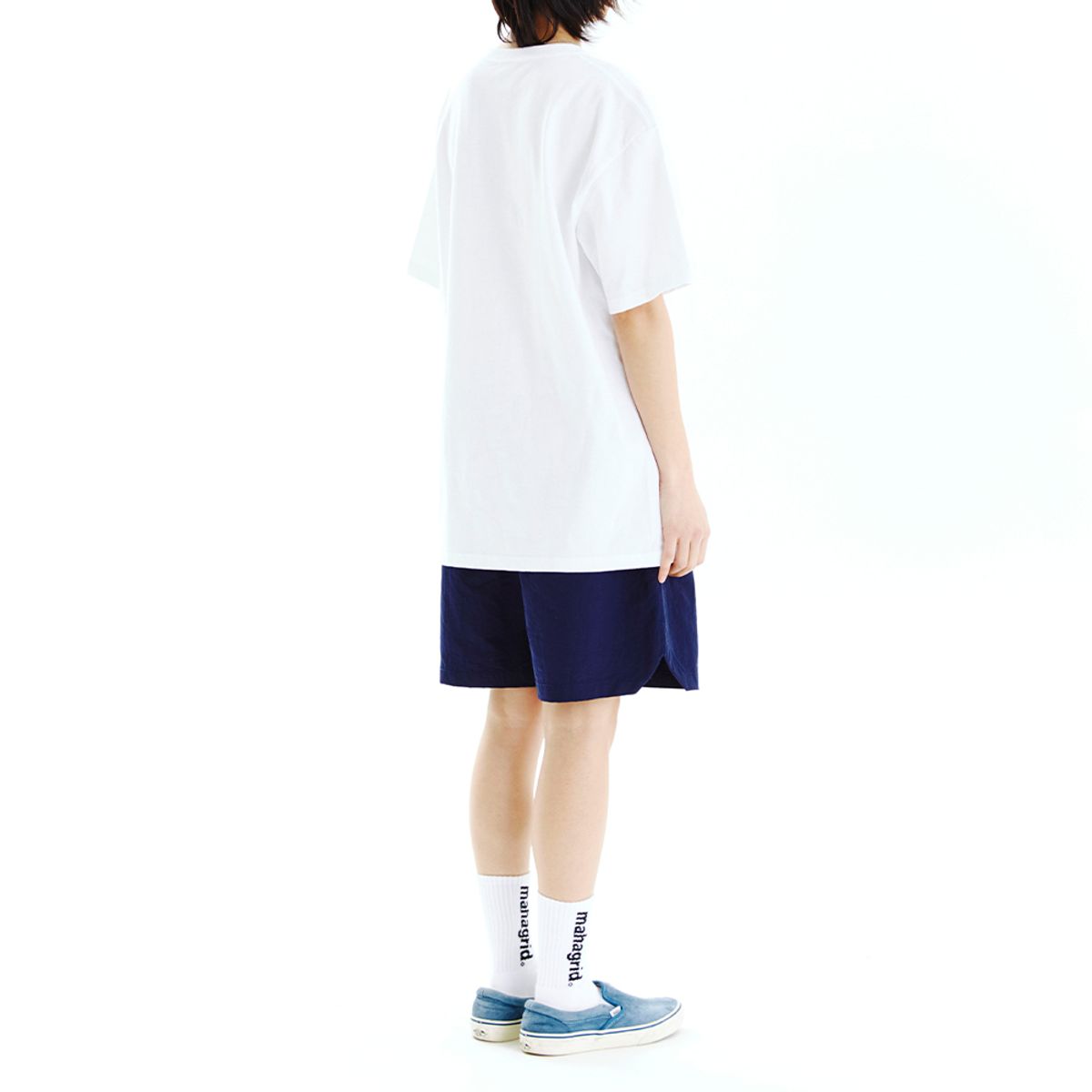 마하그리드(MAHAGRID) AUTHENTIC LOGO TEE WHITE(MG2CMMT532A)