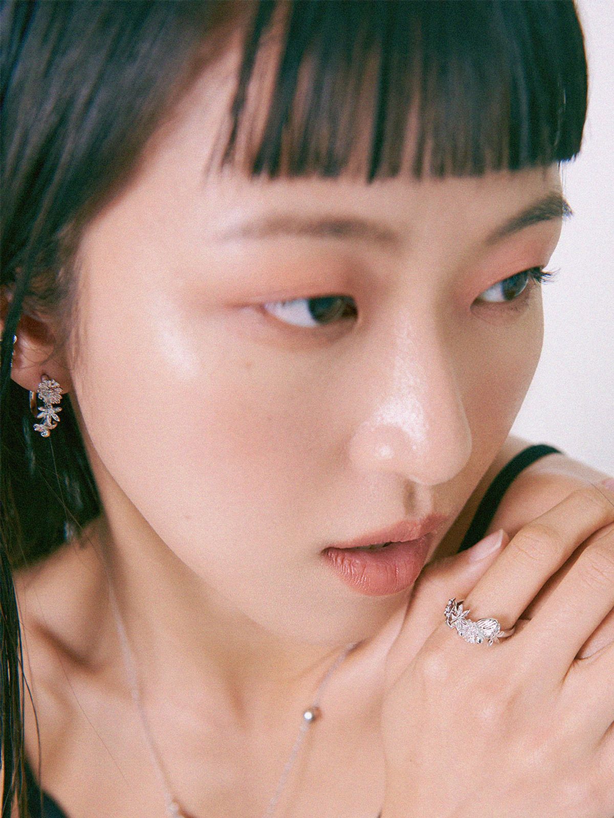 시엔(XIANN) 꽃링귀걸이