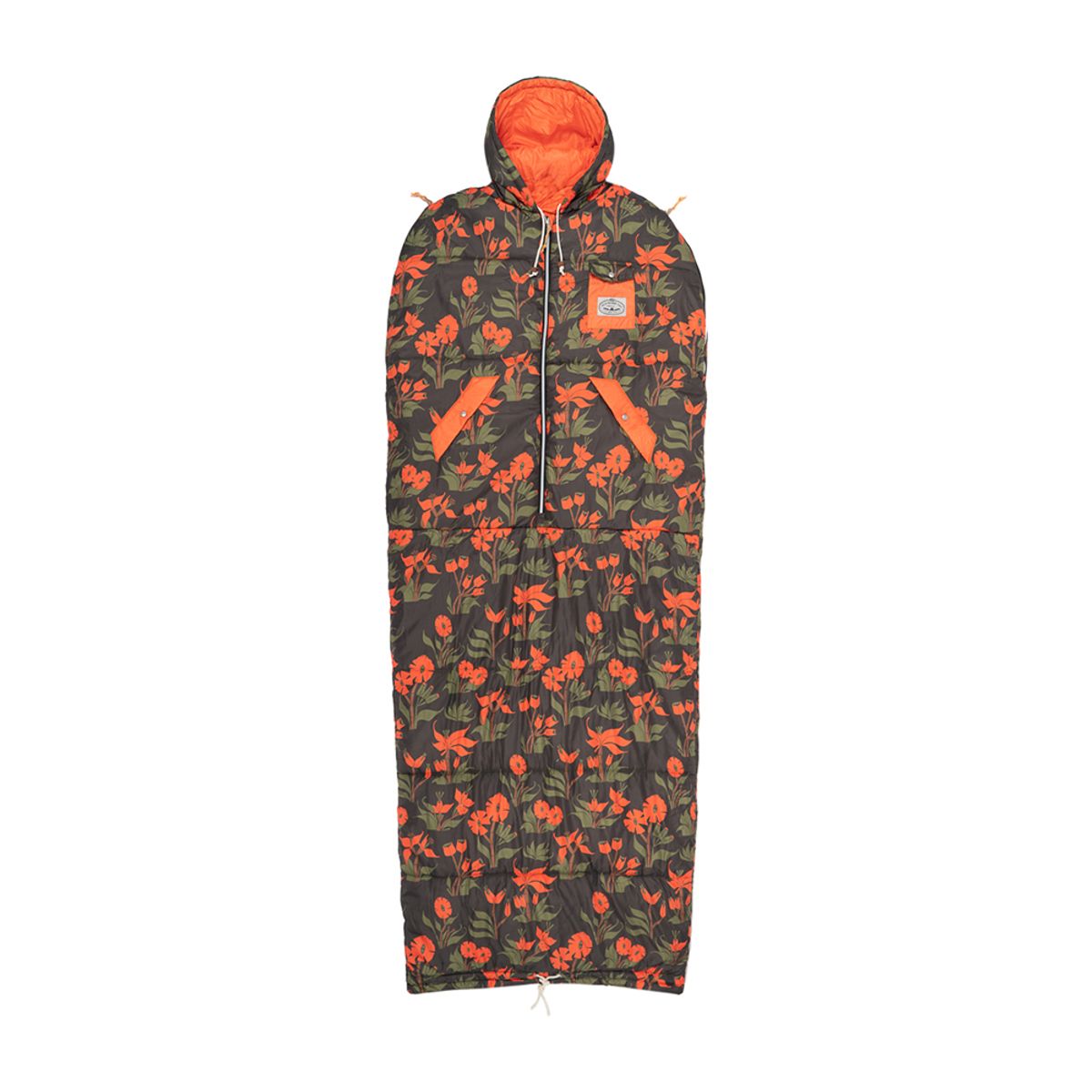 폴러스터프(POLERSTUFF) NAPSACK ORCHID FLORAL BLACK 캠핑 냅색