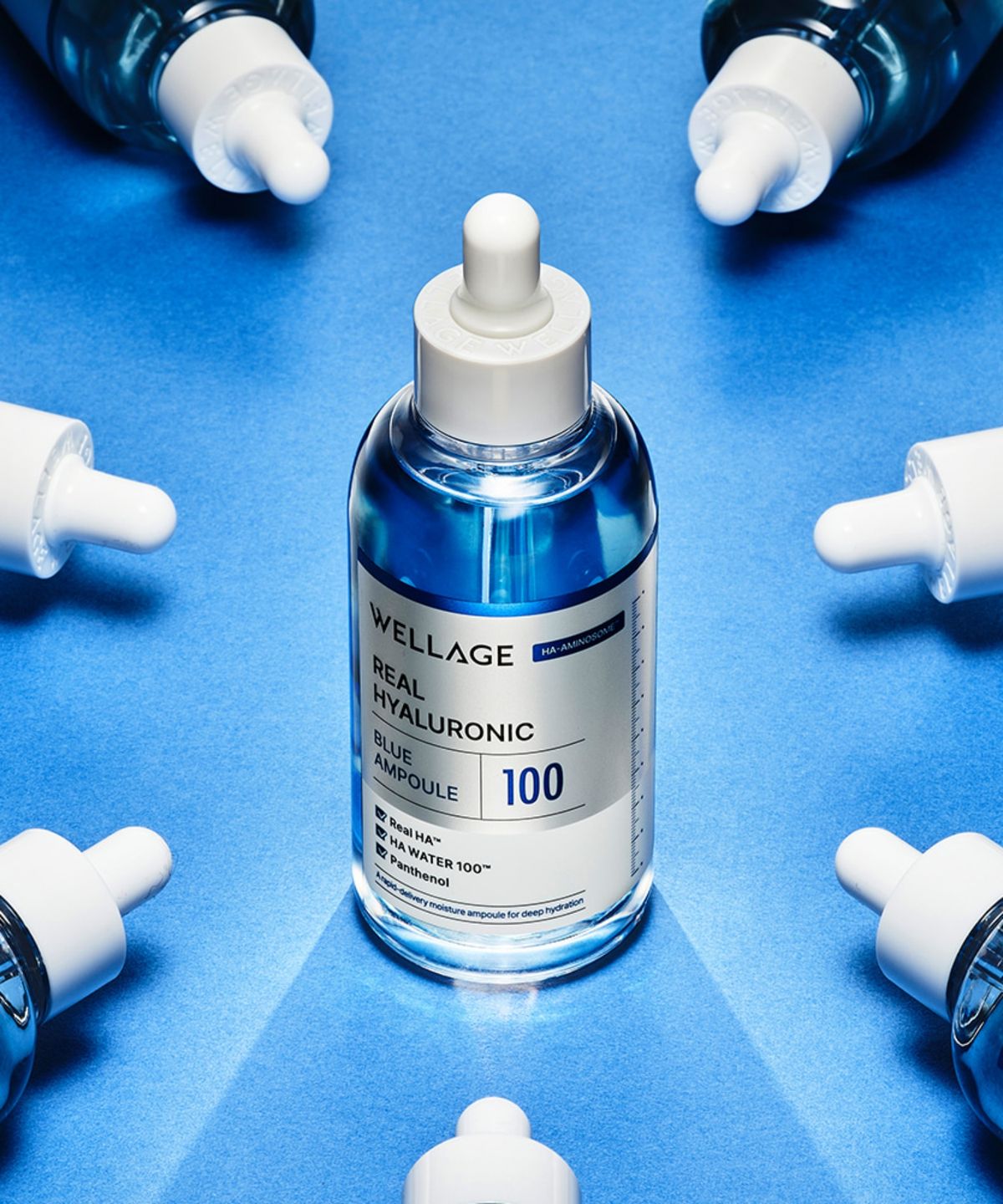 웰라쥬(WELLAGE) 리얼 히알루로닉 블루 100 앰플 100ml