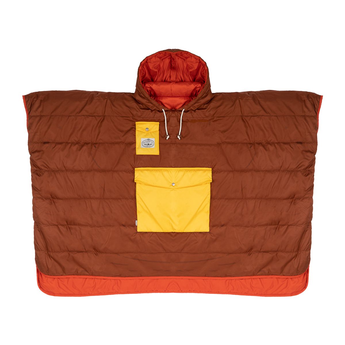 폴러스터프(POLERSTUFF) PONCHO SUNSET ORANGE 캠핑 판초
