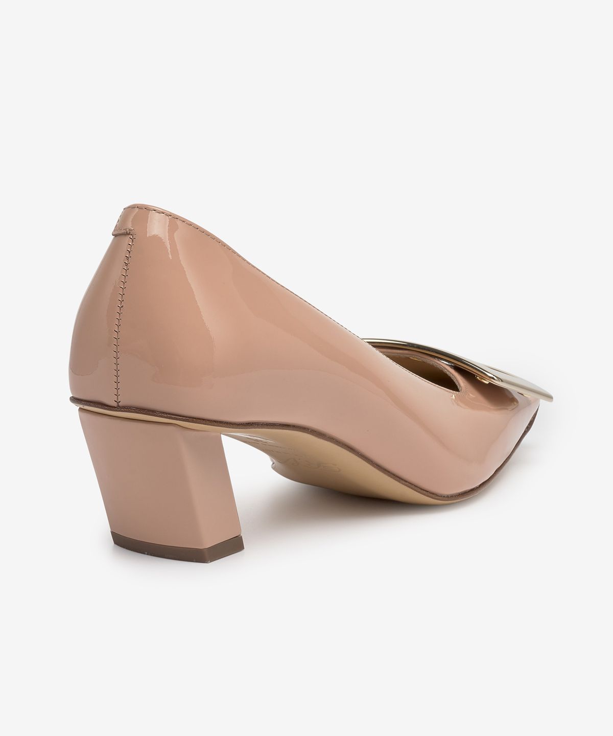 로저비비에(ROGERVIVIER) 벨 비비에 메탈 버클 펌프스 - 핑크 / RVW00600920D1PM006