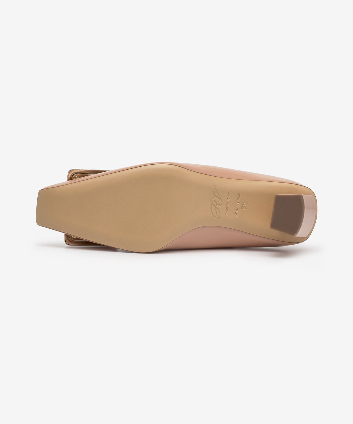 로저비비에(ROGERVIVIER) 벨 비비에 메탈 버클 펌프스 - 핑크 / RVW00600920D1PM006