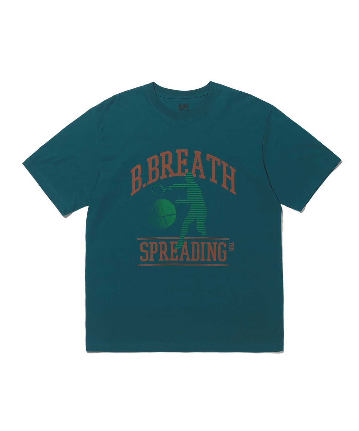 브라운브레스(BROWNBREATH) SPREADING TEE - GREEN