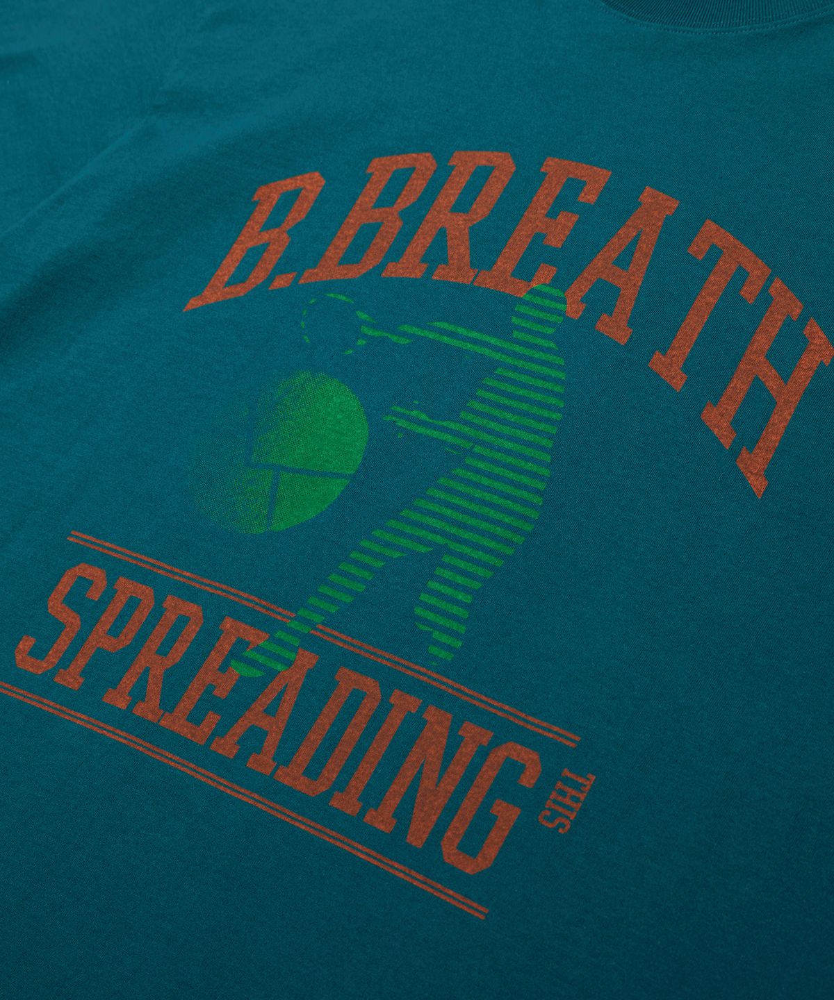 브라운브레스(BROWNBREATH) SPREADING TEE - GREEN