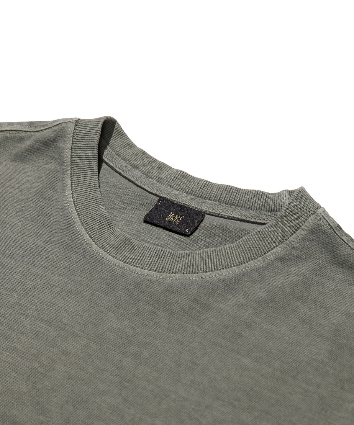 브라운브레스(BROWNBREATH) BB DEPT PIGMENT DYE TEE - GREEN
