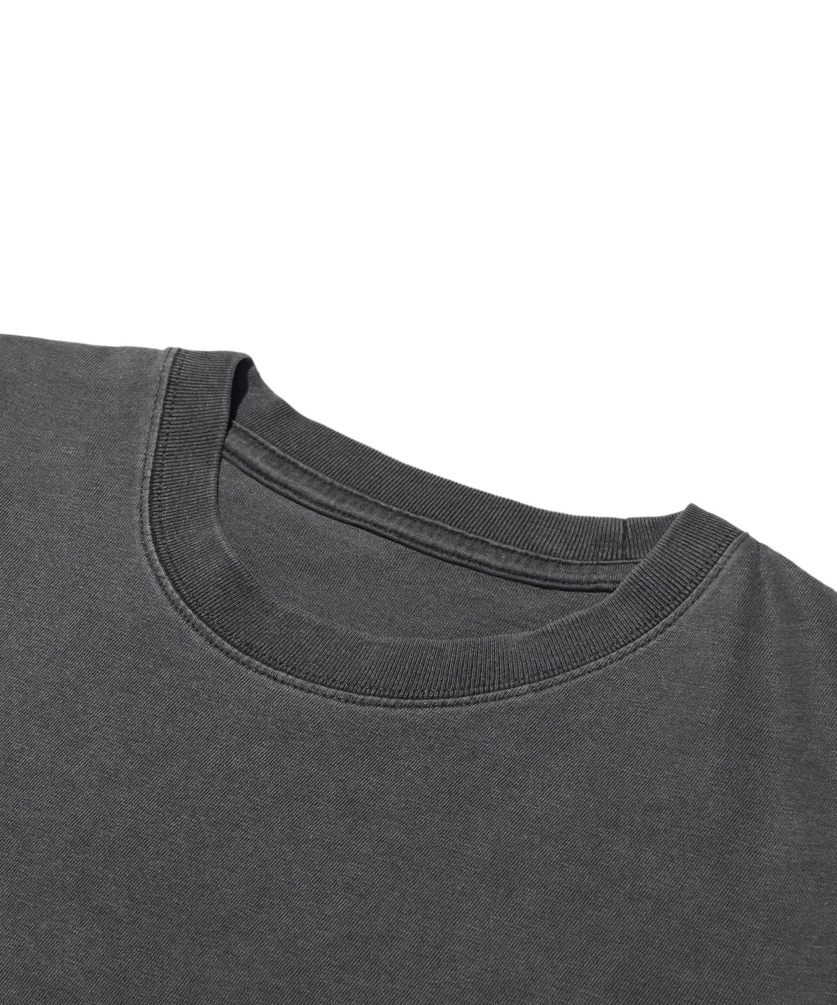 브라운브레스(BROWNBREATH) BB DEPT PIGMENT DYE TEE - CHARCOAL