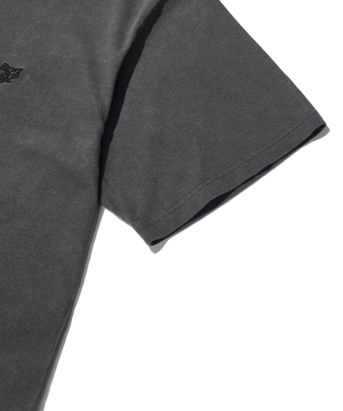 브라운브레스(BROWNBREATH) BB DEPT PIGMENT DYE TEE - CHARCOAL