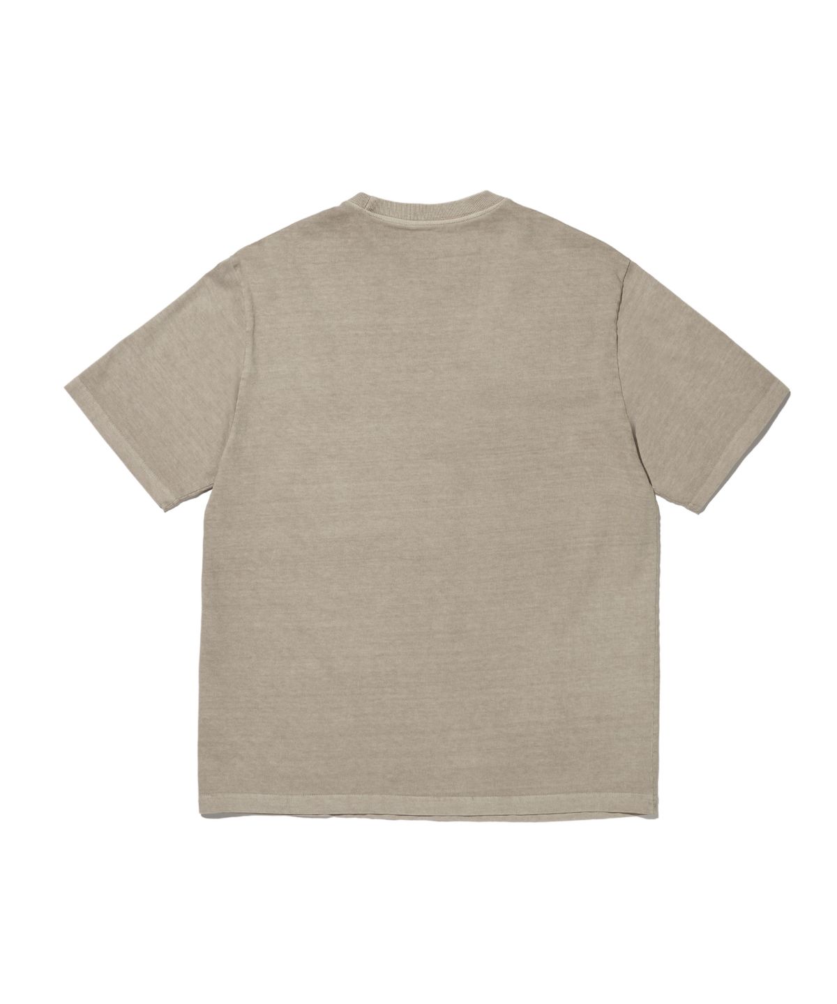 브라운브레스(BROWNBREATH) BB DEPT PIGMENT DYE TEE - BEIGE