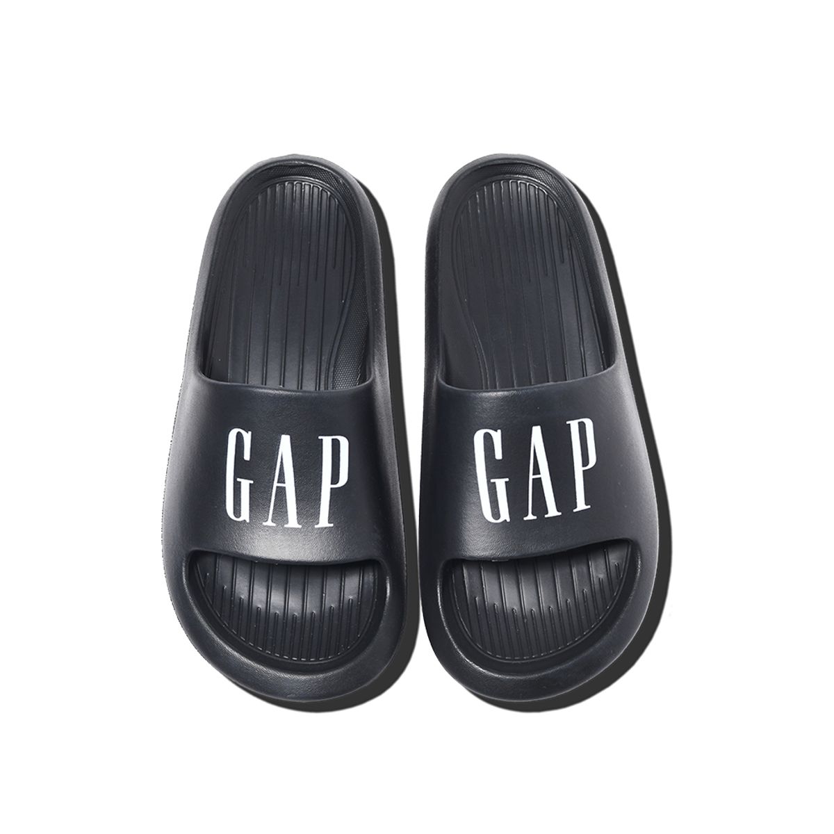 갭(GAP) 라인 슬리퍼(블랙)