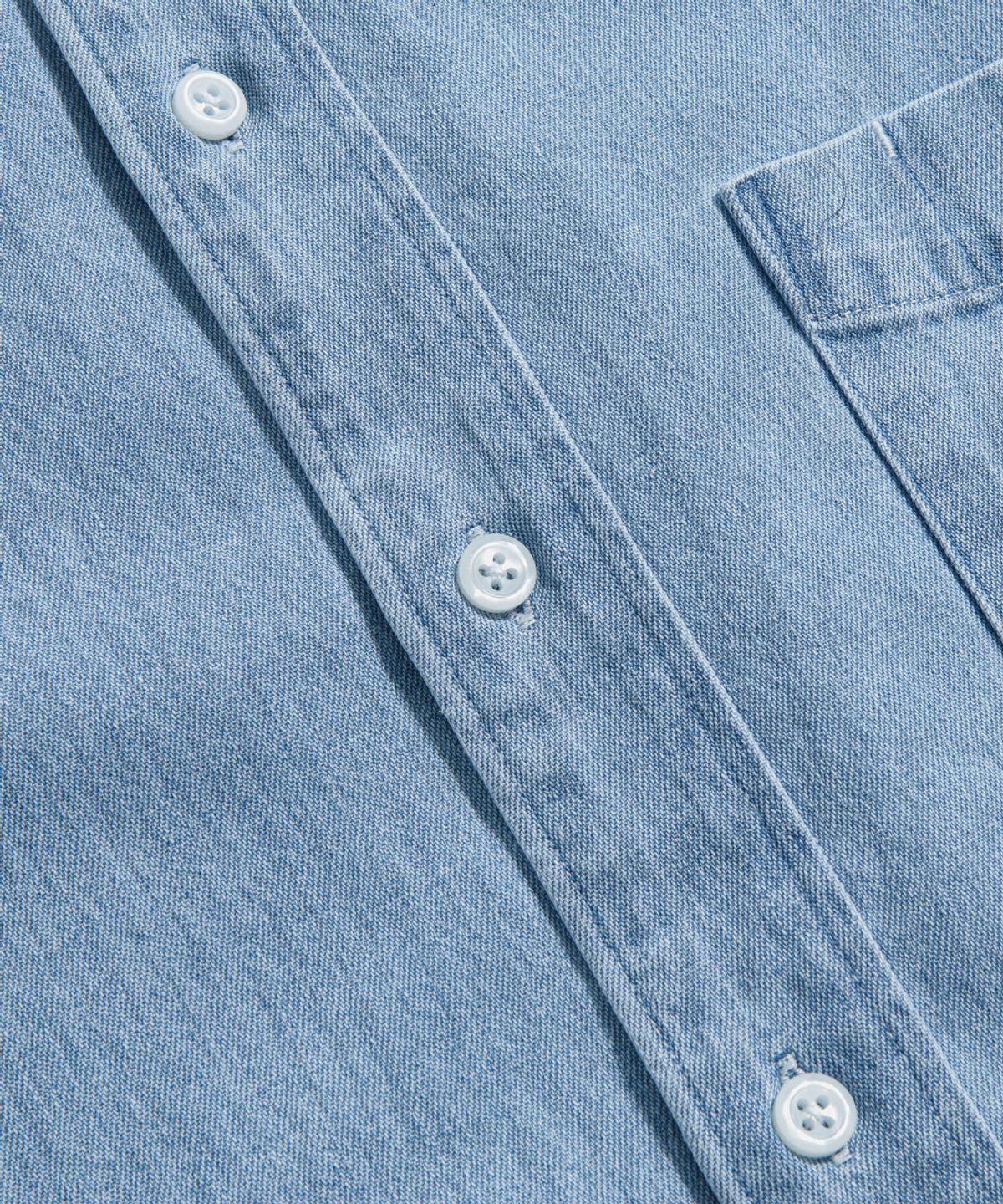 에스피오나지(ESPIONAGE) Denim Over Shirt Light Indigo