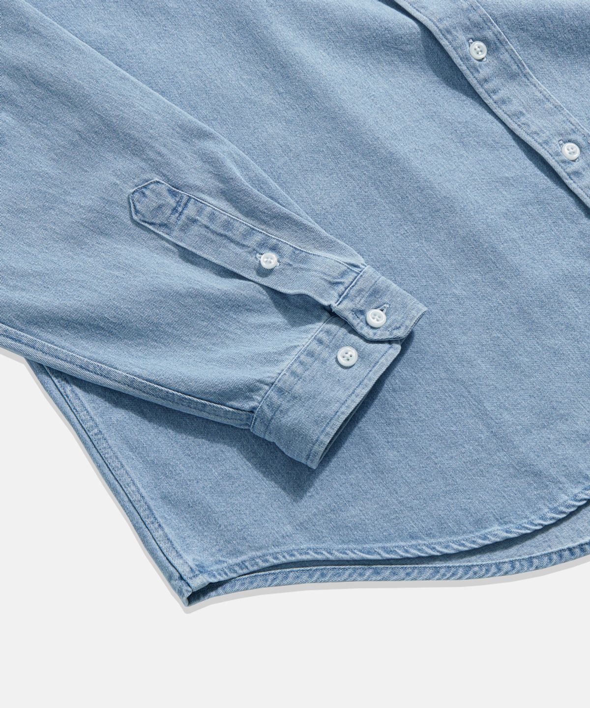 에스피오나지(ESPIONAGE) Denim Over Shirt Light Indigo
