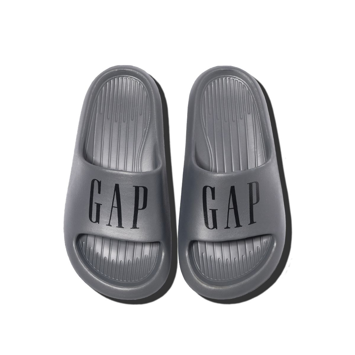 갭(GAP) 라인 슬리퍼(그레이)