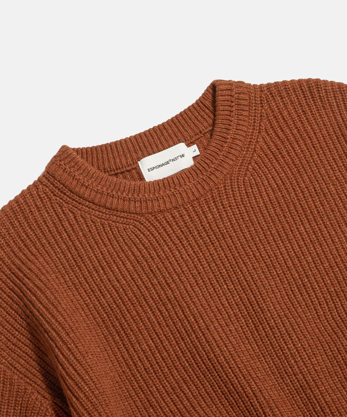 에스피오나지(ESPIONAGE) Miller Knit Sweater Burnt Orange