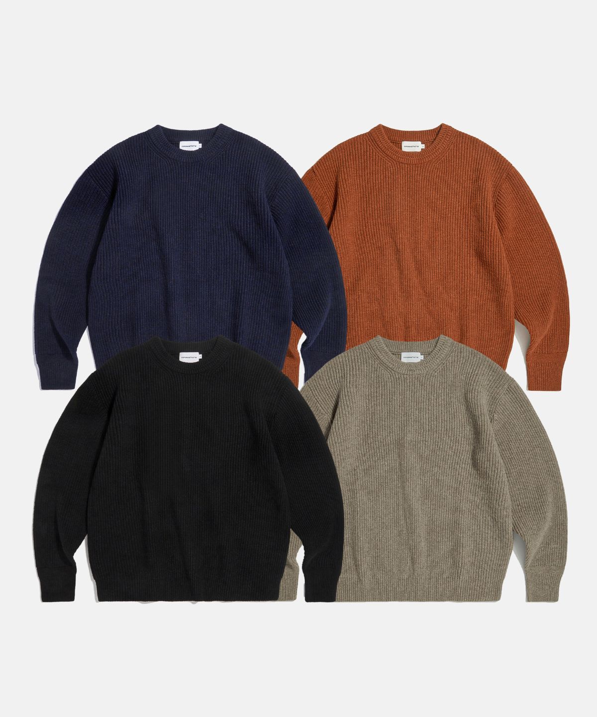 에스피오나지(ESPIONAGE) Miller Knit Sweater Burnt Orange