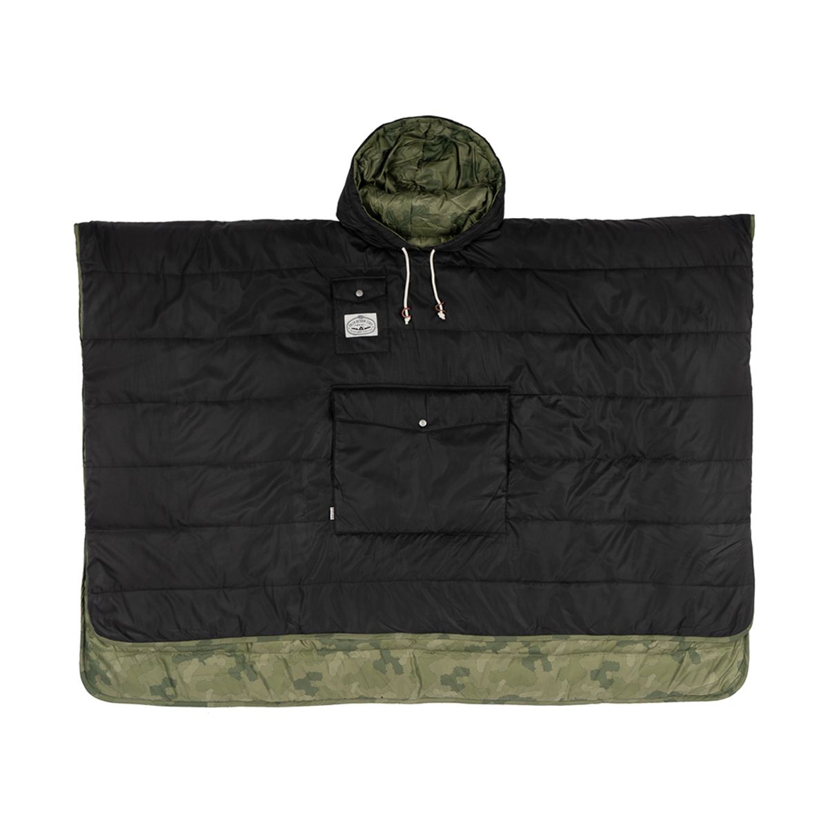 폴러스터프(POLERSTUFF) PONCHO FURRY CAMO 캠핑 판초
