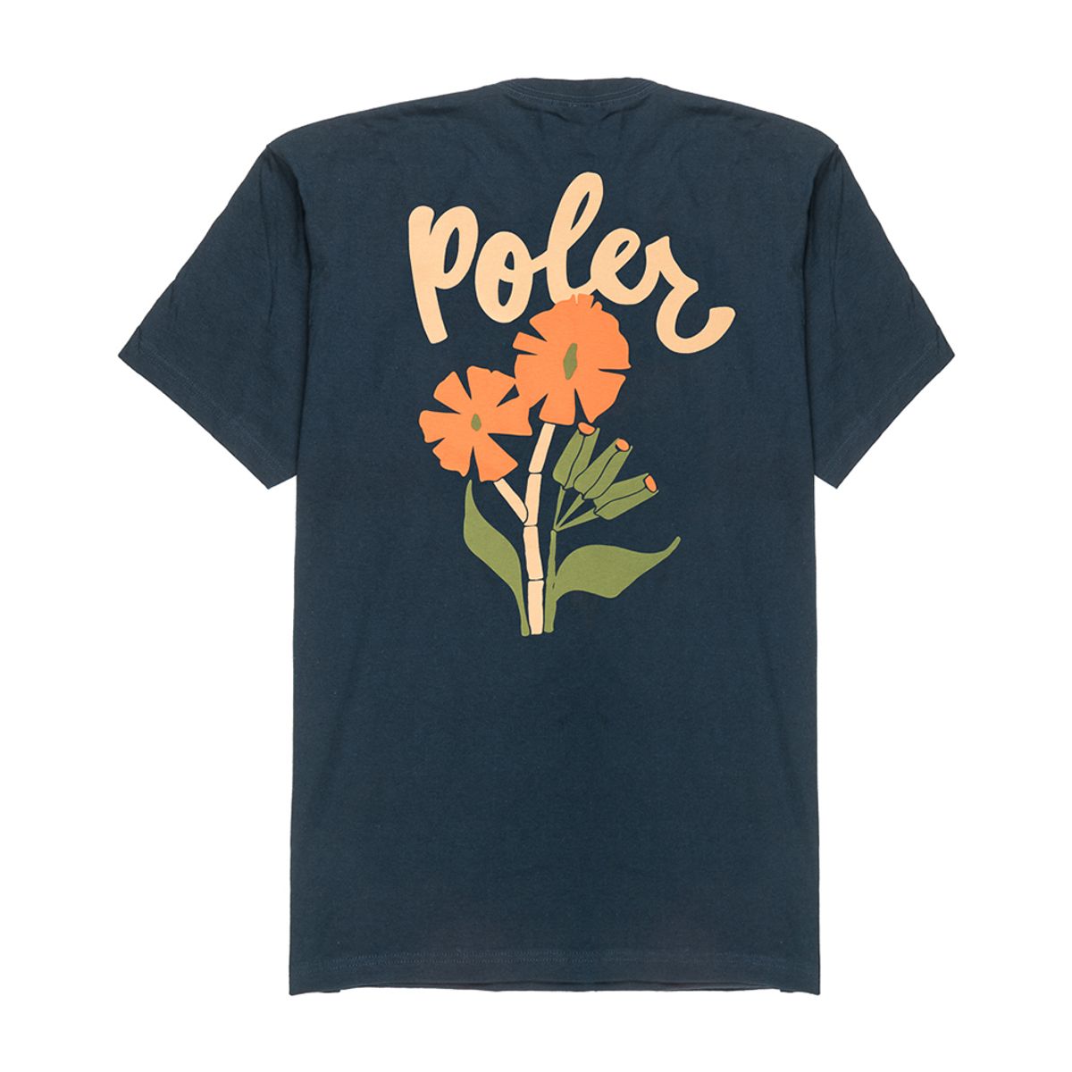 폴러스터프(POLERSTUFF) POPPY TEE MIDNIGHT NAVY 반팔티