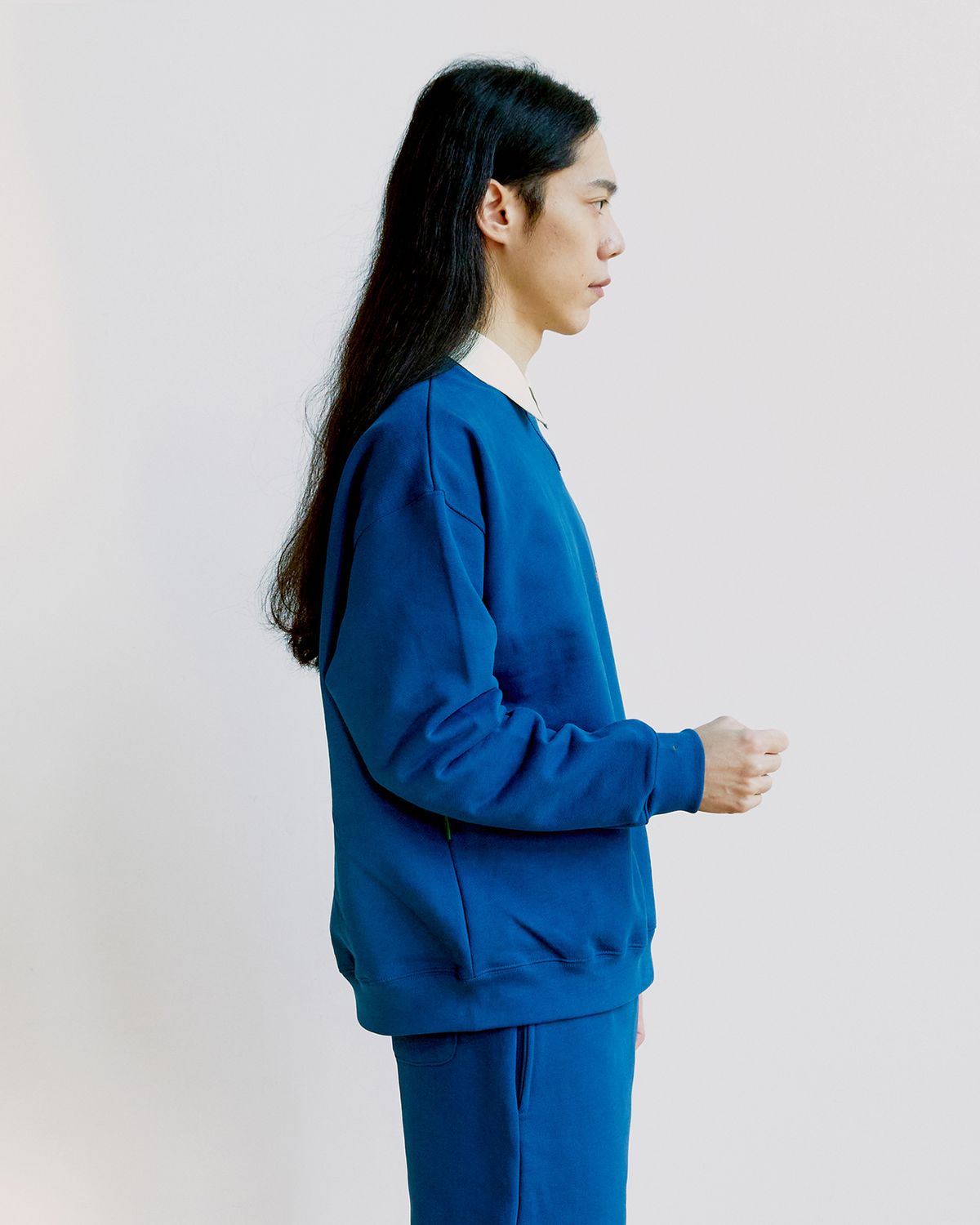 마르지하우스(MARJI HOUSE) Vintage logo sweat shirts Blue