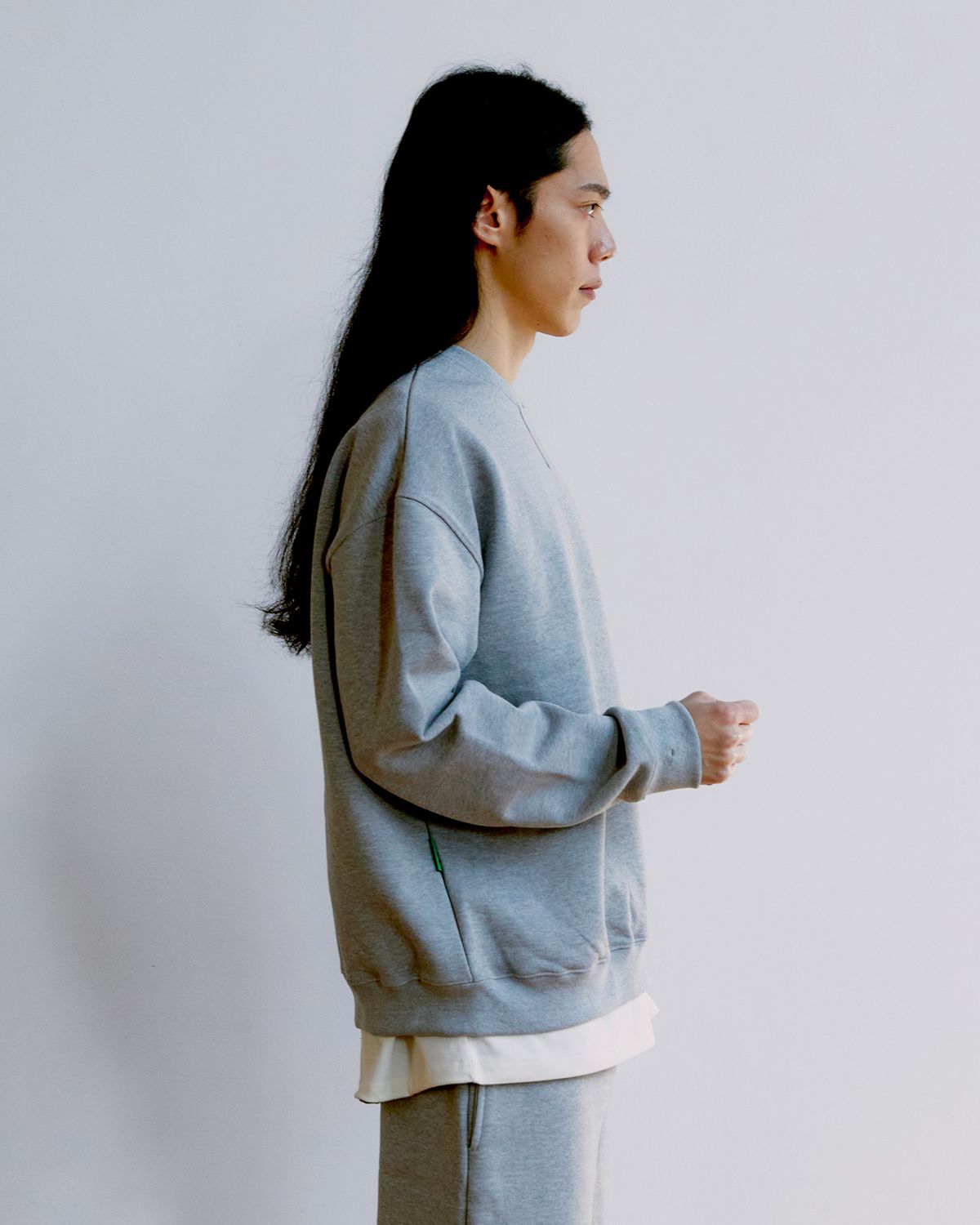 마르지하우스(MARJI HOUSE) Vintage logo sweat shirts Gray