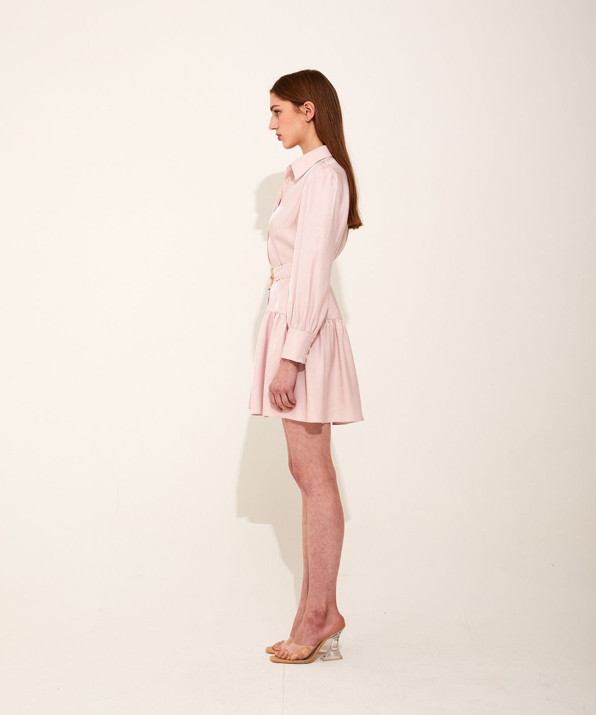 채뉴욕(CHAENEWYORK) Kristyna Shirring Dress [Pink]