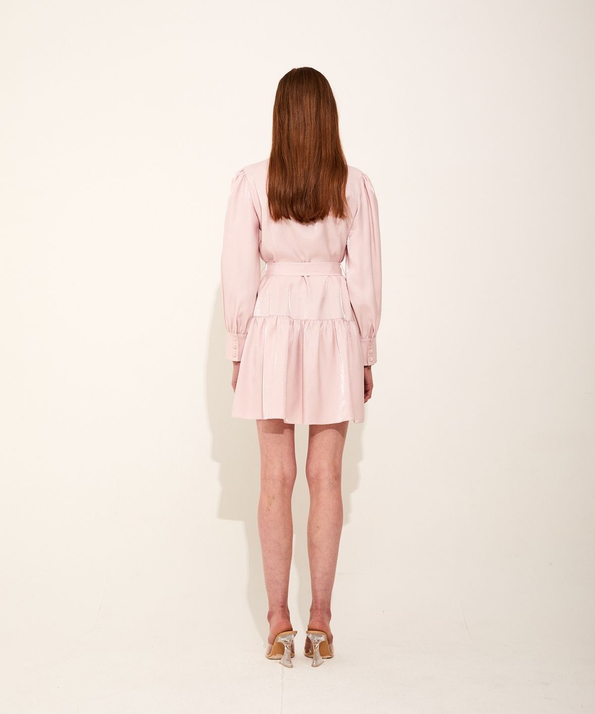 채뉴욕(CHAENEWYORK) Kristyna Shirring Dress [Pink]