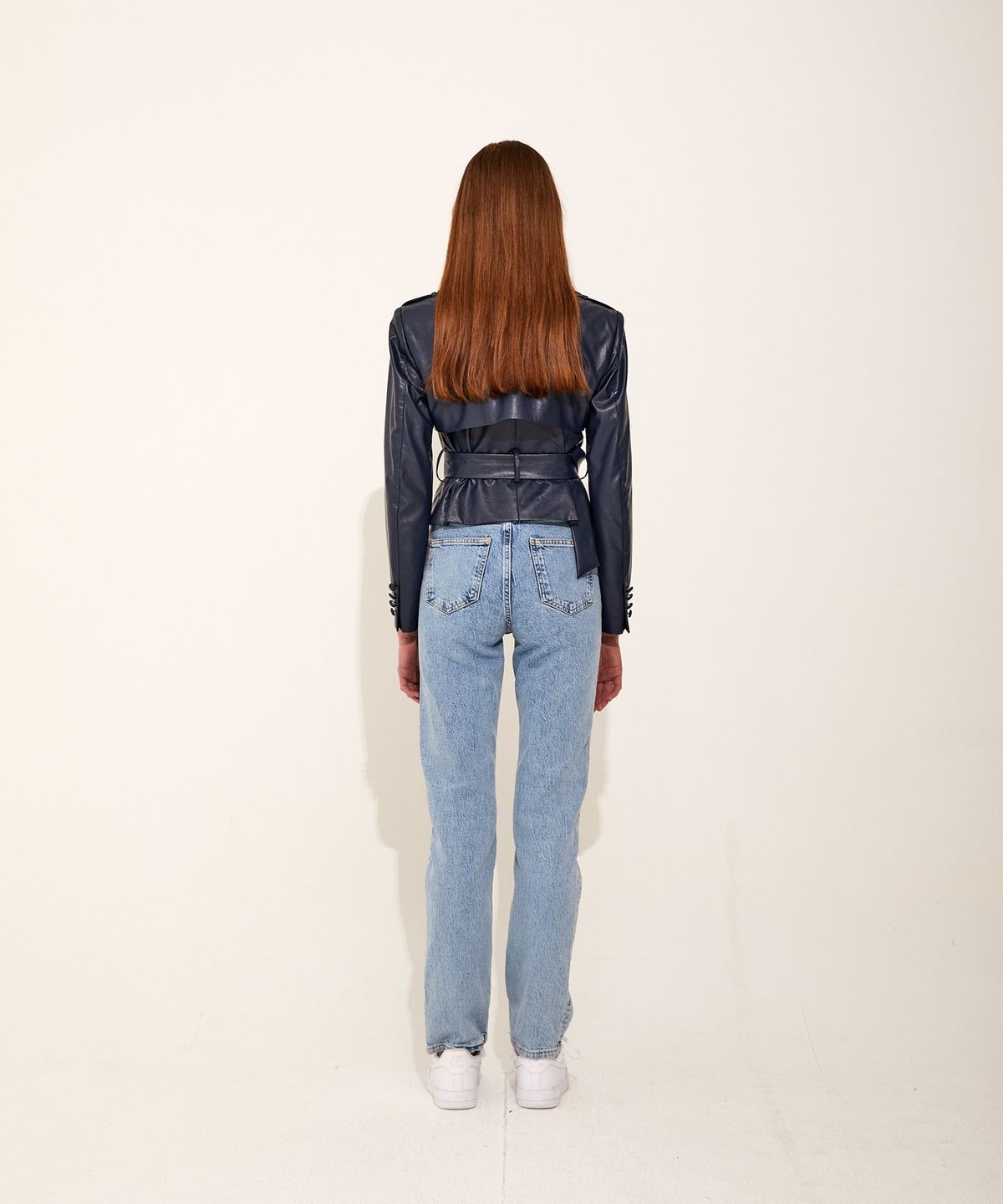 채뉴욕(CHAENEWYORK) Smith Leather Jacket [Navy]