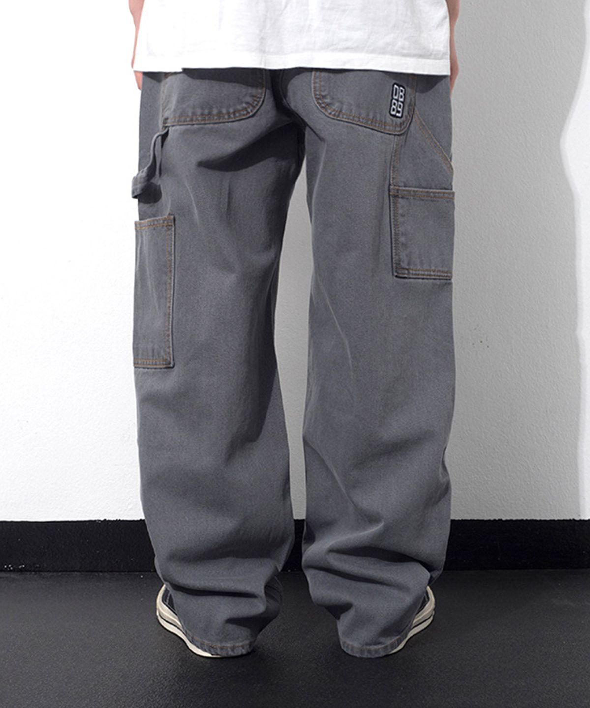 큐티에잇 가먼츠(QT8 GARMENTS) RG Denim Carpenter Pant (Grey)