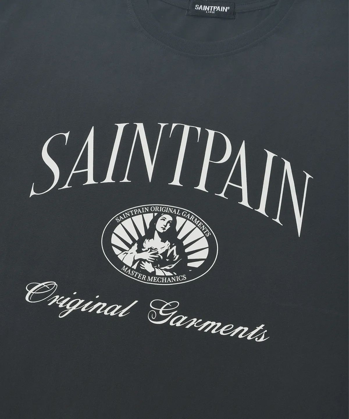 세인트페인(SAINTPAIN) SP 그레이스풀 티셔츠-차콜