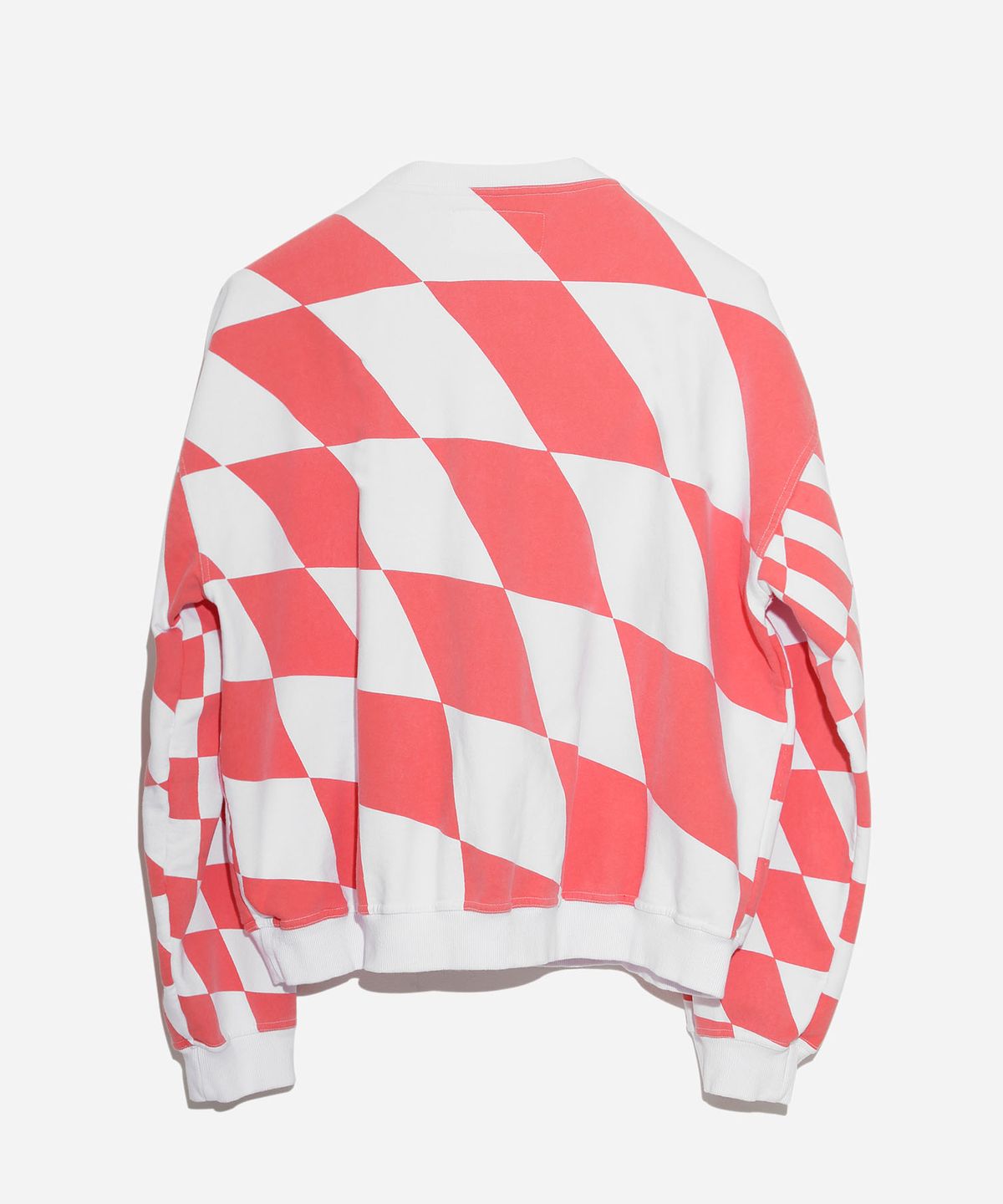 벌스데이수트(BIRTHDAYSUIT) WARP CHECKER BOARD SWEAT (RED)