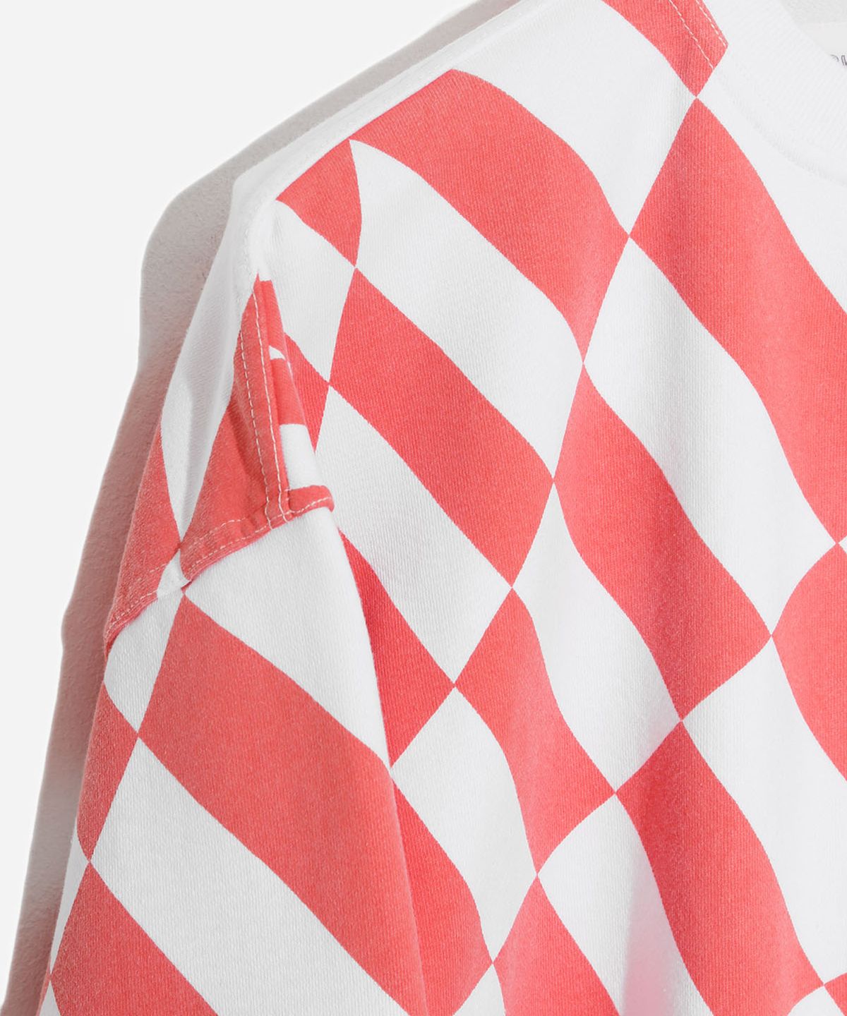 벌스데이수트(BIRTHDAYSUIT) WARP CHECKER BOARD SWEAT (RED)
