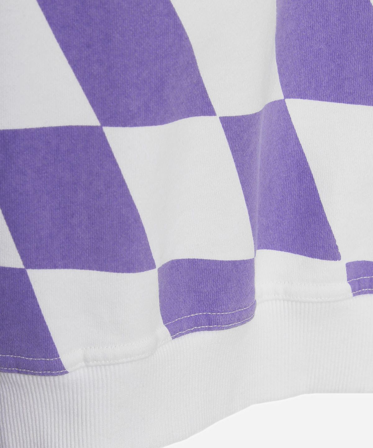 벌스데이수트(BIRTHDAYSUIT) WARP CHECKER BOARD SWEAT (PURPLE)