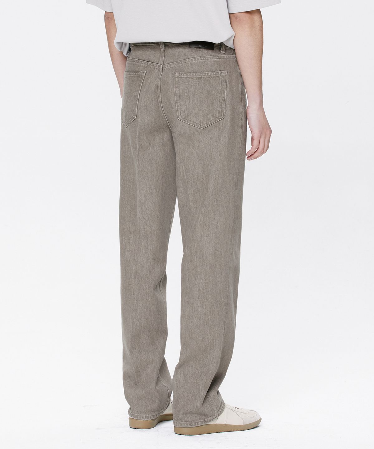 브랜디드(BRANDED) 605 HARD TWIST DENIM MOCHA BROWN JEANS [RELAX STRAIGHT]
