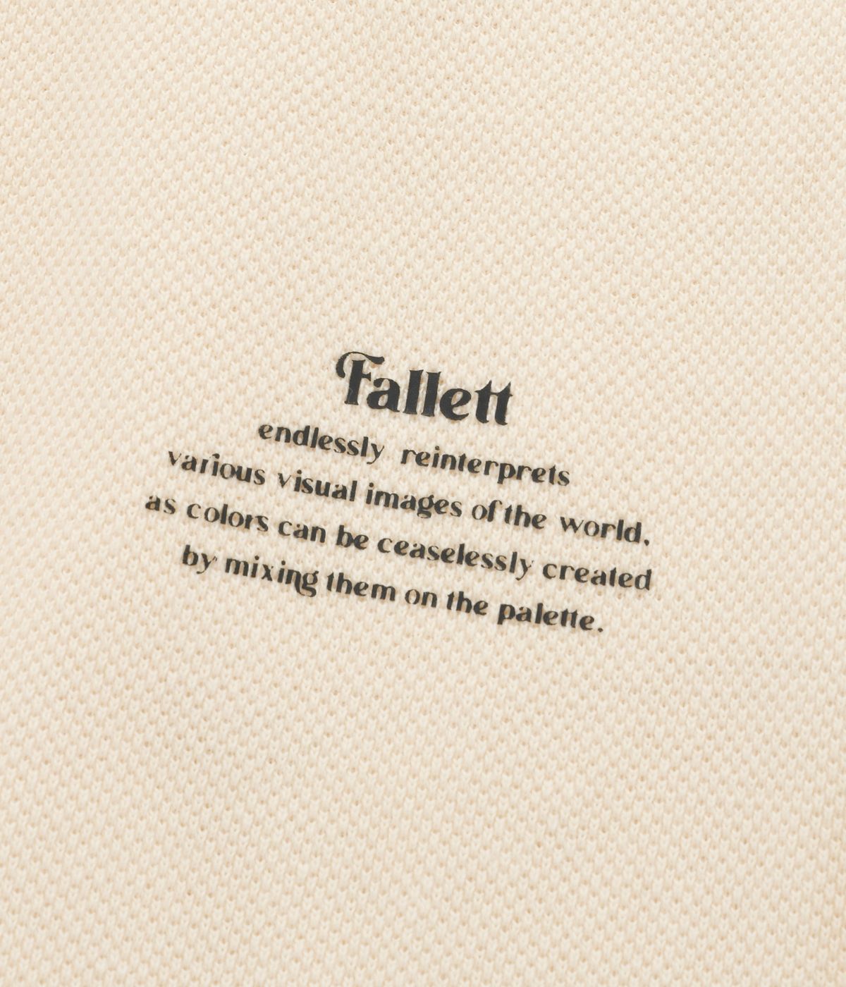 팔렛(FALLETT) 와플 스웻 쇼츠 아이보리