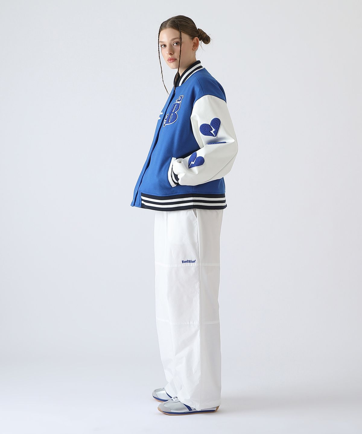 배드블루(BADBLUE) BadBear Varsity Jacket