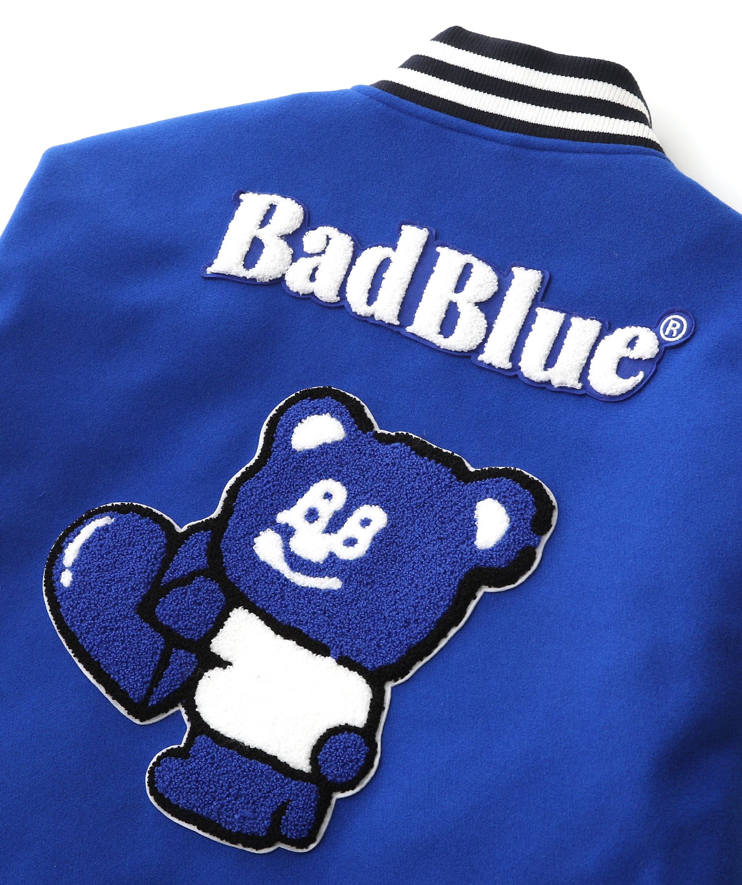 MUSINSA | BADBLUE BadBear Varsity Jacket
