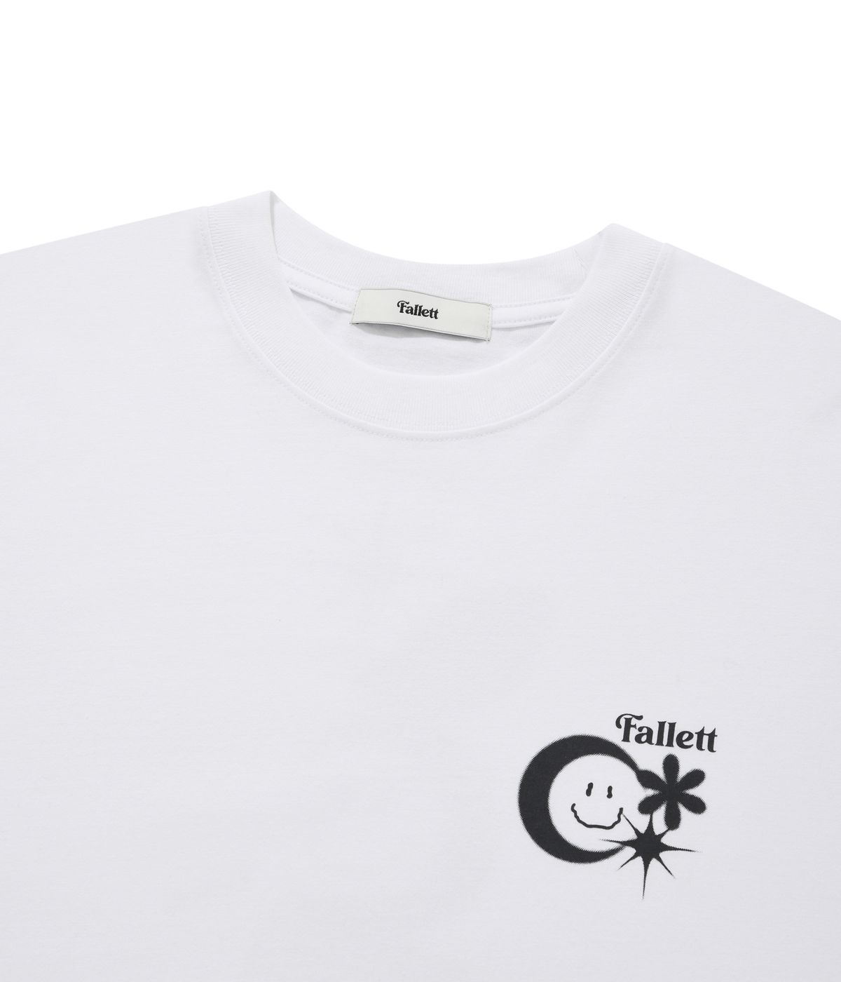 팔렛(FALLETT) 문라이트 반팔티 화이트