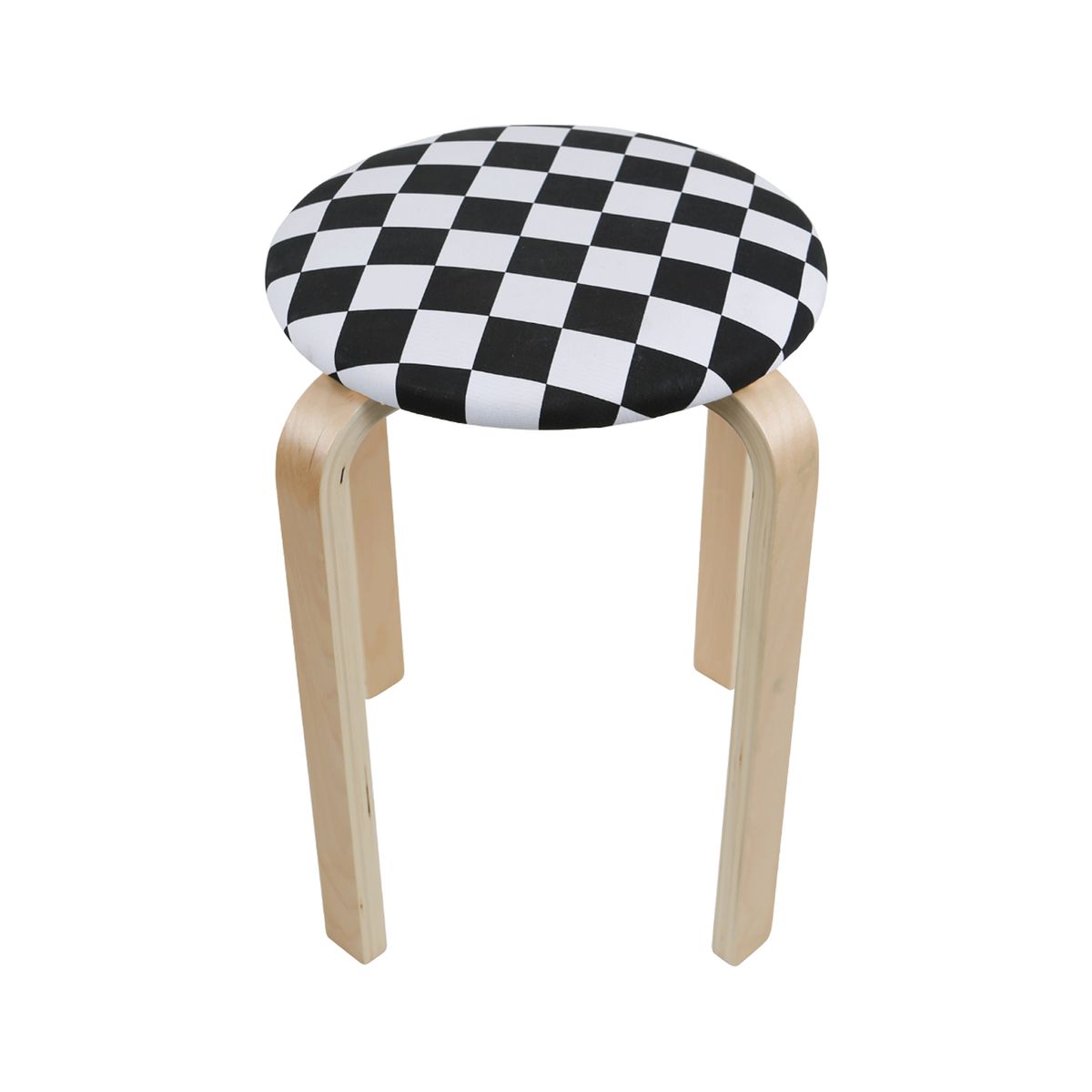 오이엔퍼니처(OEN FURNITURE) checkerboard stool_black