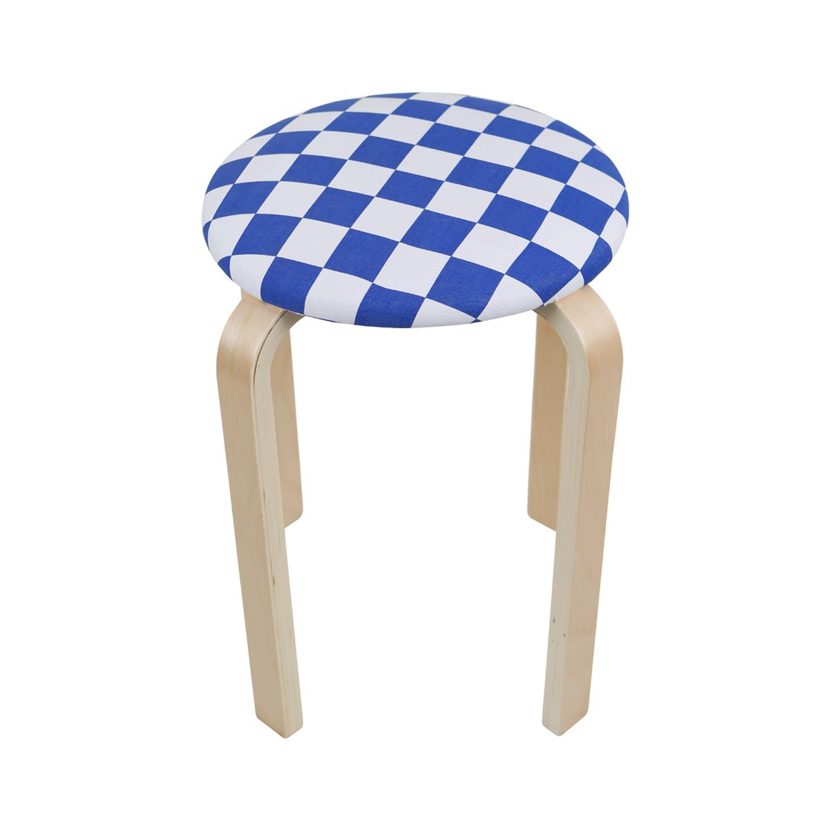 오이엔퍼니처(OEN FURNITURE) checkerboard stool_blue