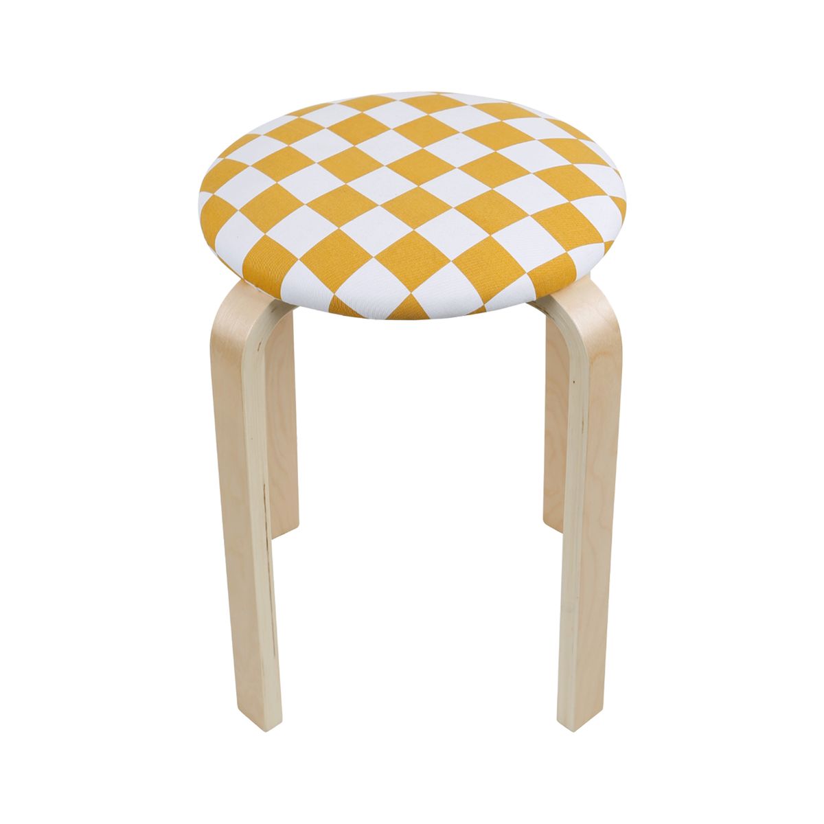 오이엔퍼니처(OEN FURNITURE) checkerboard stool_yellow