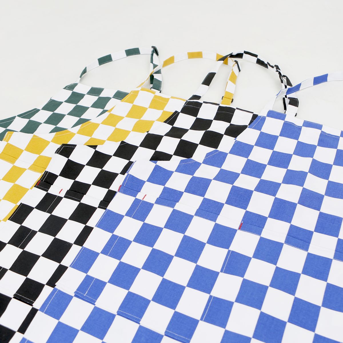 오이엔퍼니처(OEN FURNITURE) checkerboard apron_green