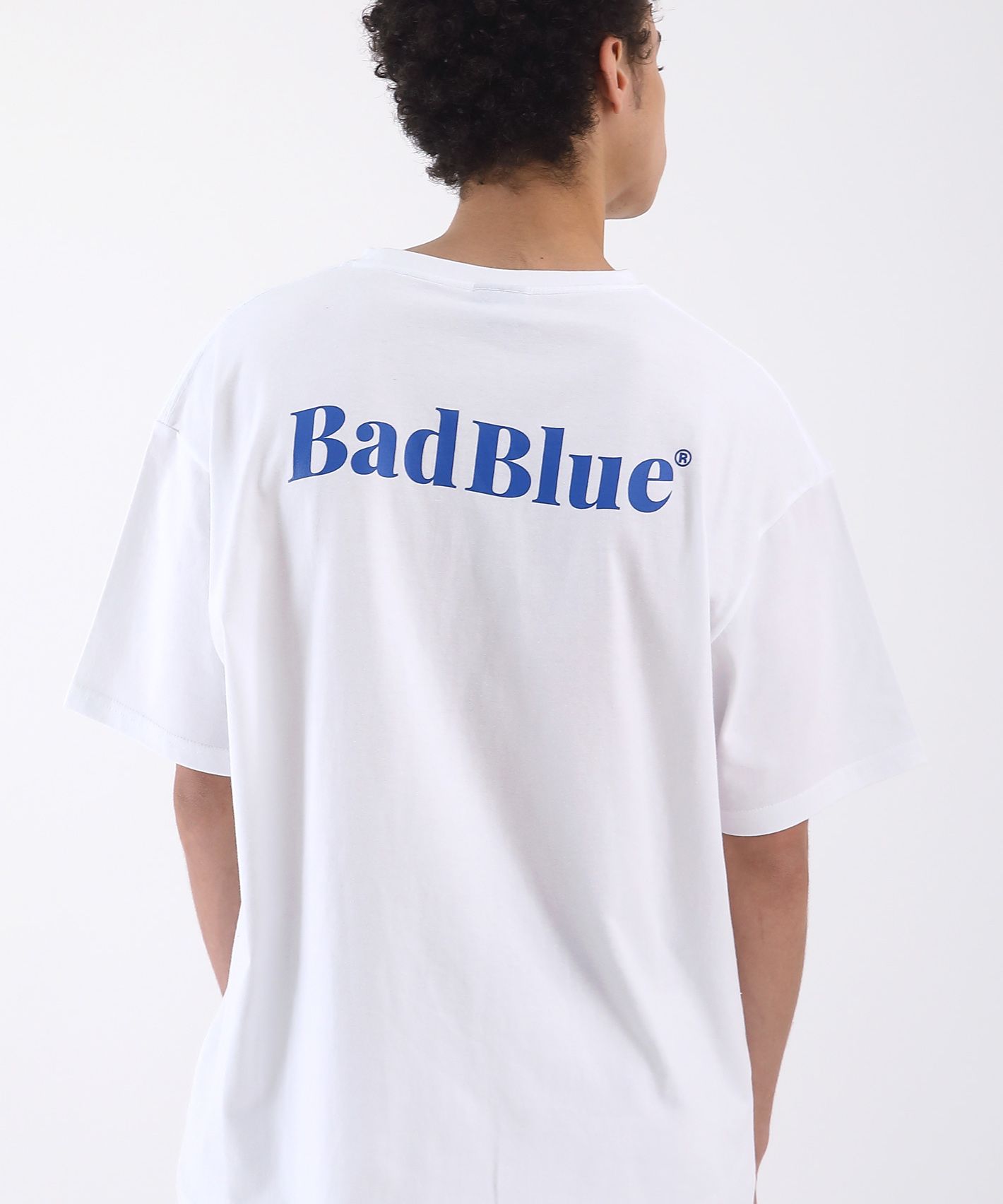 Bad Blue Logo T-shirt White★ロゴTシャツ Bad Blue Logo T-shirt White☆ロゴTシャツ (Bad Blue/Tシャツ