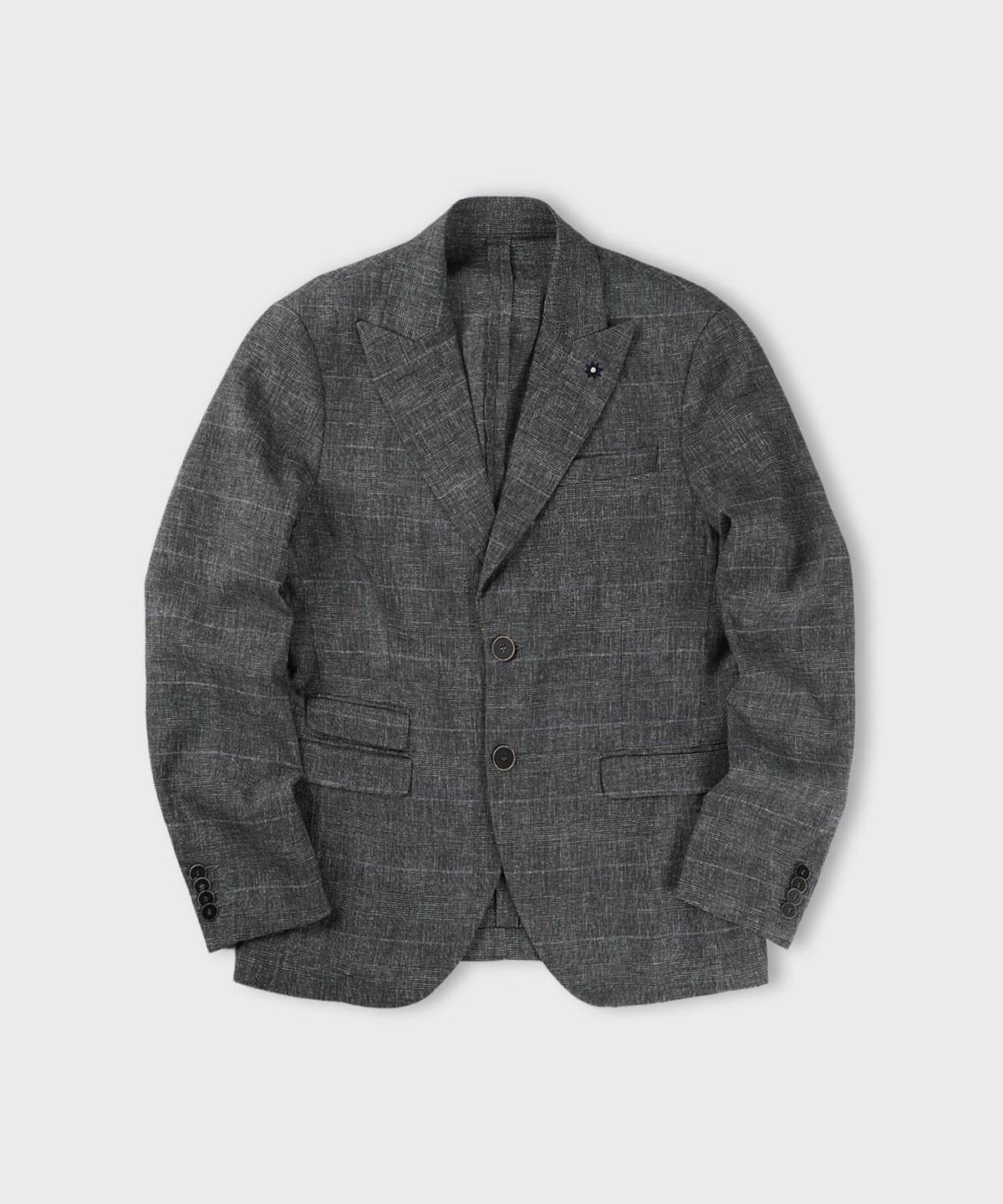 빠니깔레(PANICALE) 이태리 슬림 체크 재킷 2COLOR