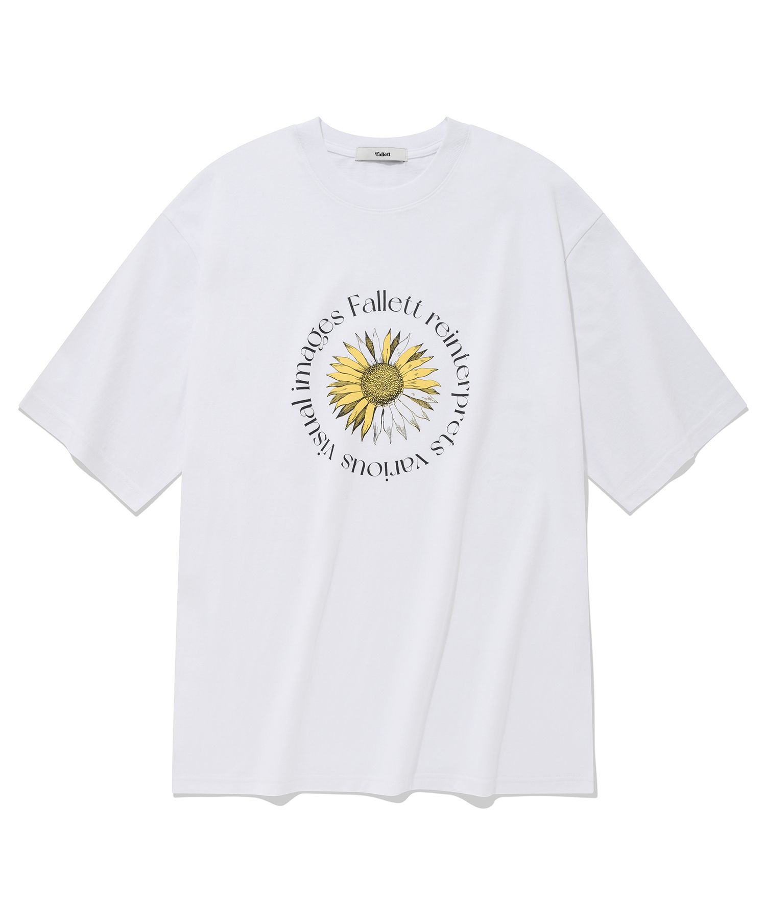 【FALLETT】Flower short sleeve t-shirt★送料・関税込 MUSINSA | FALLETT Flower short-sleeved t-shirt charcoal