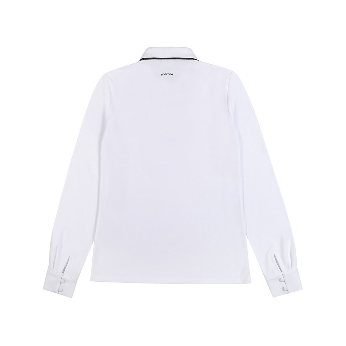 마틴골프(MARTINE GOLF) Double Wappen Collar T-Shirts_White