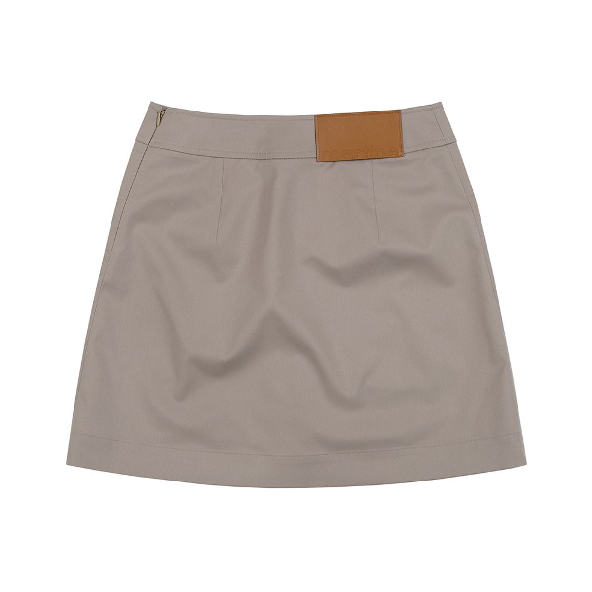 마틴골프(MARTINE GOLF) Big Pocket A-Line Skirt_Beige