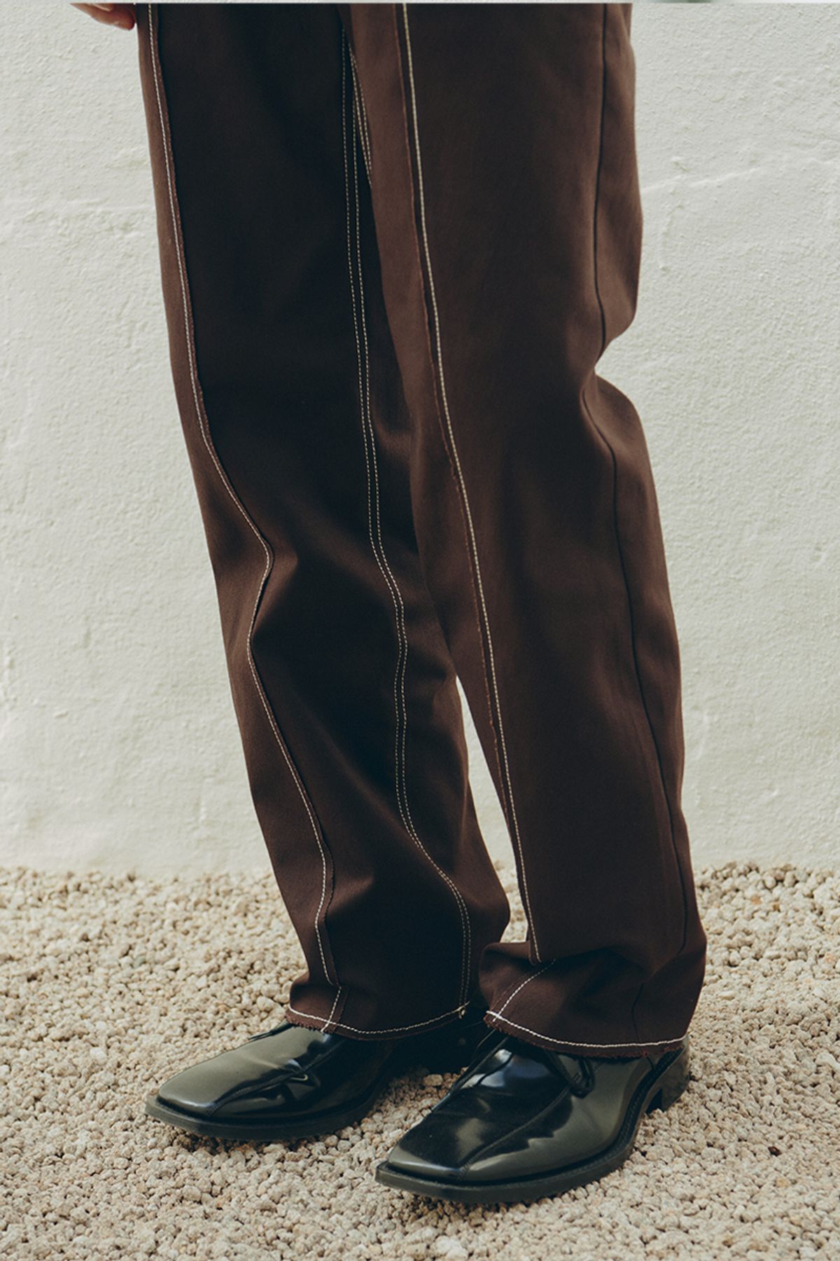 애니타임로릭(ANYTIME LOREAK) Nigella Cutting Pants-Brown