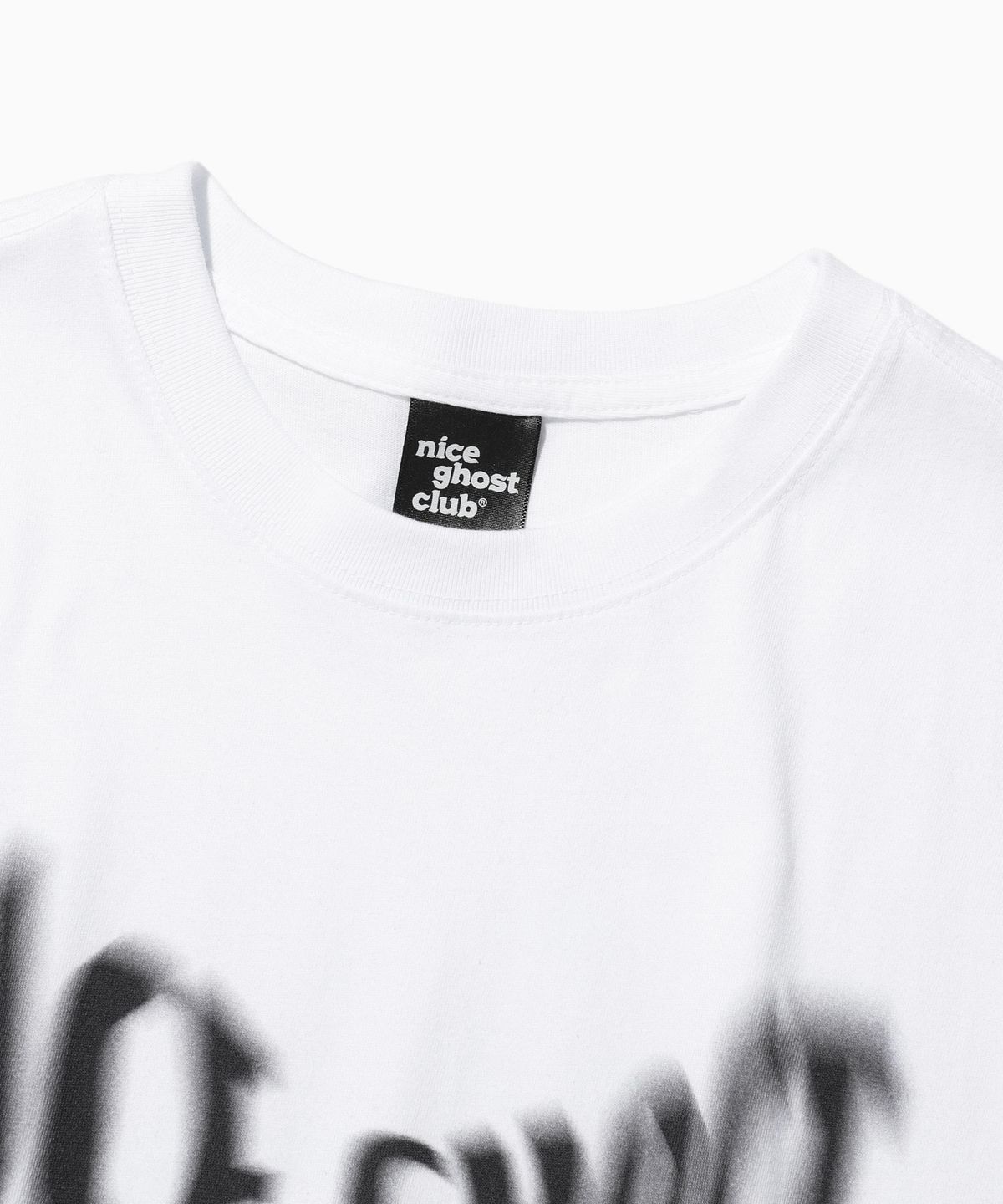 나이스고스트클럽(NICEGHOSTCLUB) SCREAM LOGO TEE_WHITE(NG2DMUT504A)