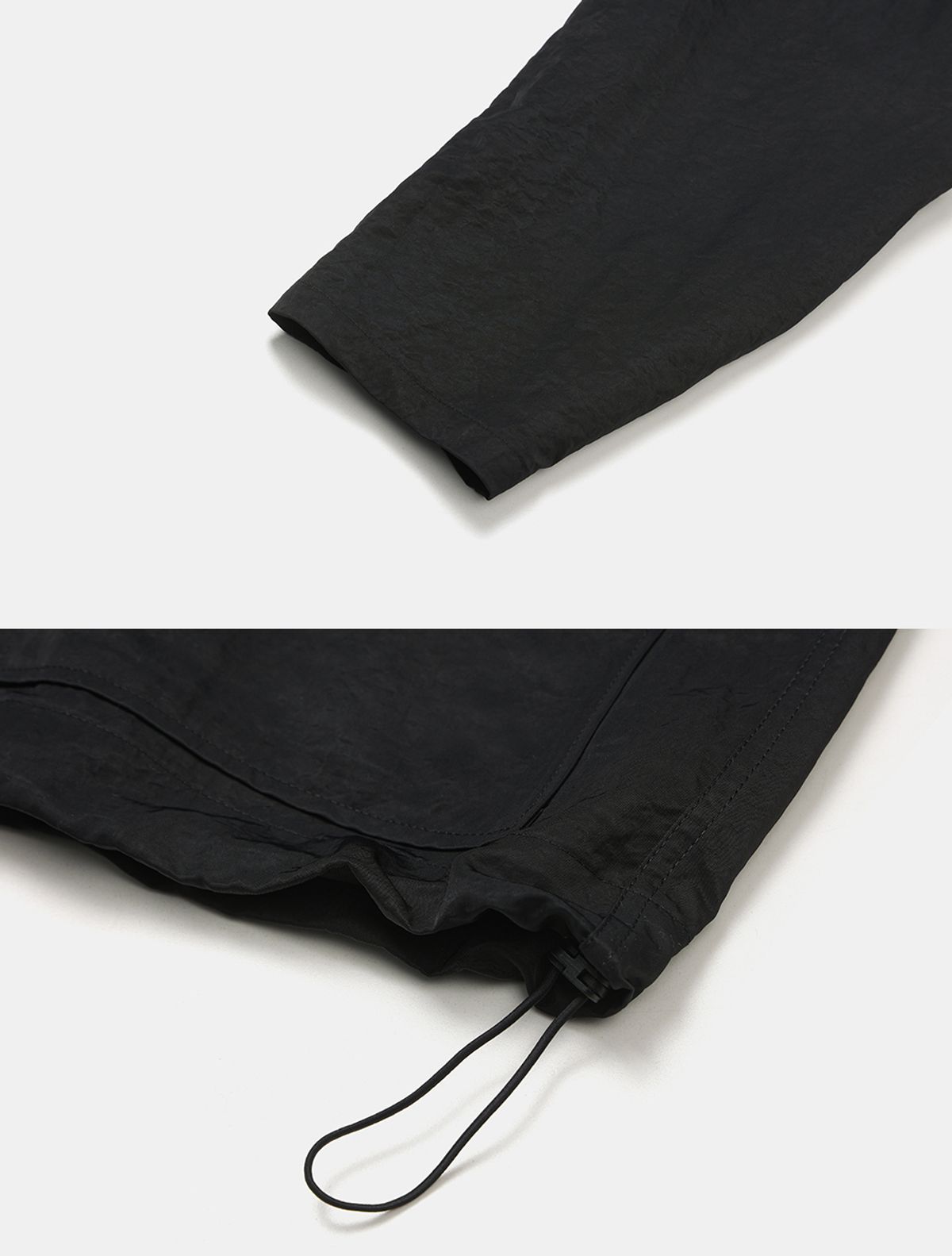 데호(DEHO) NYLON CROP JACKET [Black]